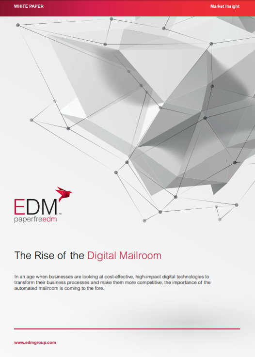 The Rise of the Digital Mailroom eBook Cover | EDM Americas